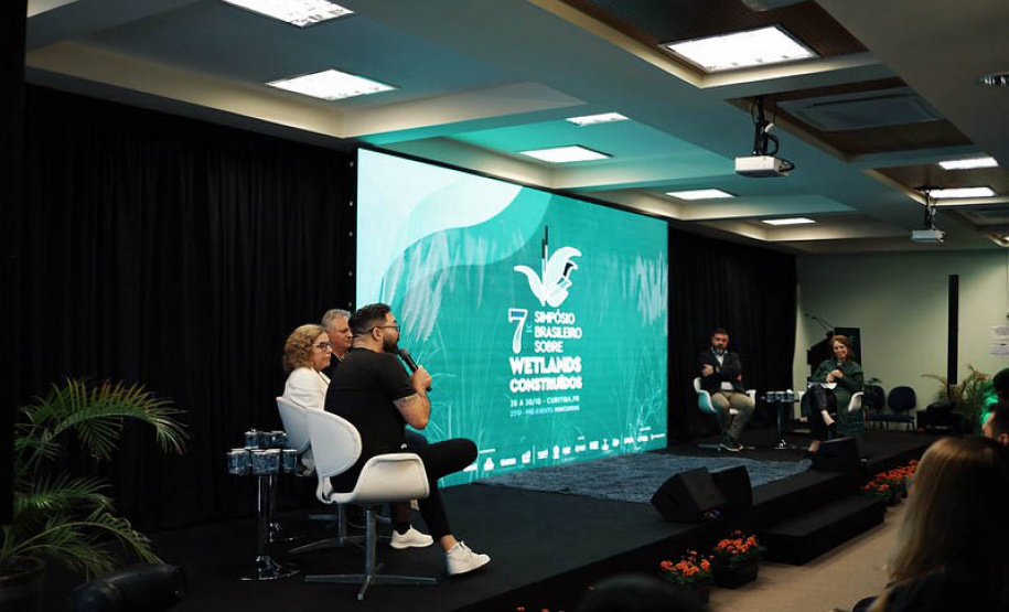 Sanepar é destaque em simpósio nacional sobre wetlands no tratamento de esgoto