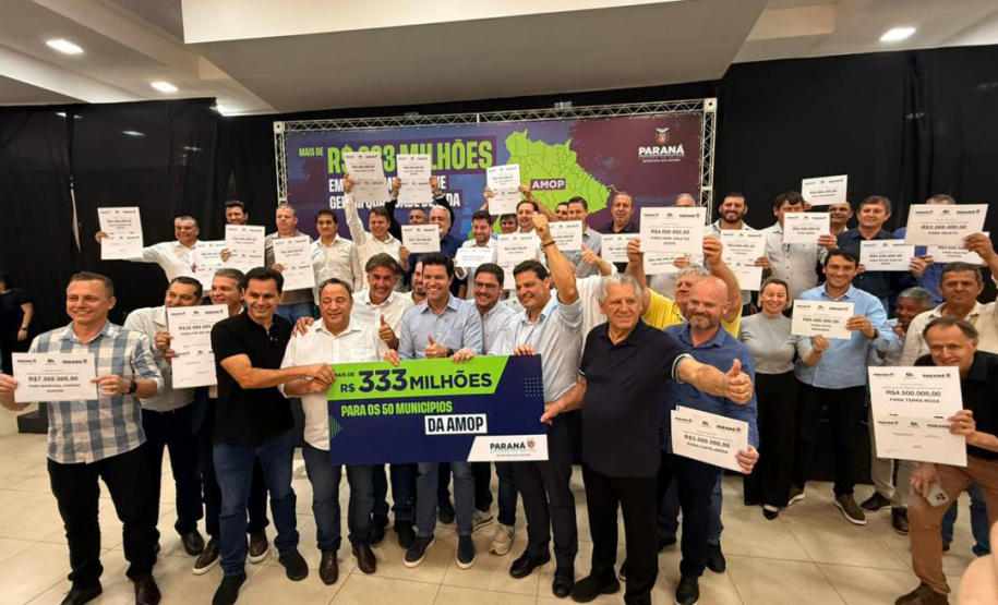 Governo do Estado anuncia mais de R$ 333 milhões para a Região Oeste