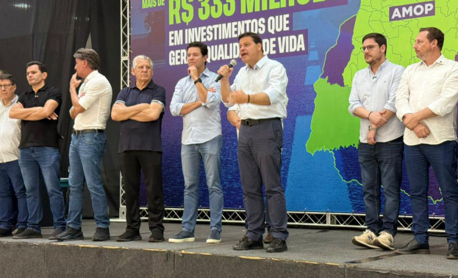 Governo do Estado anuncia mais de R$ 333 milhões para a Região Oeste