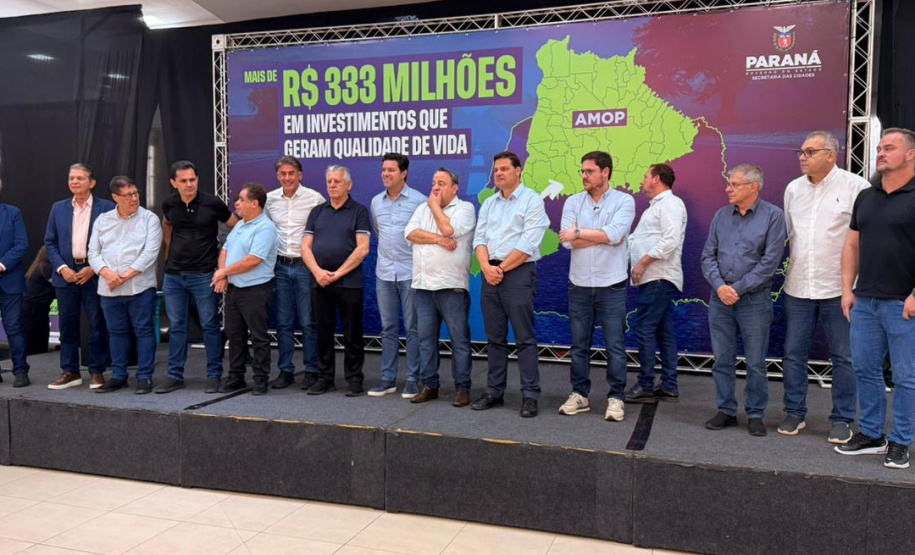 Governo do Estado anuncia mais de R$ 333 milhões para a Região Oeste