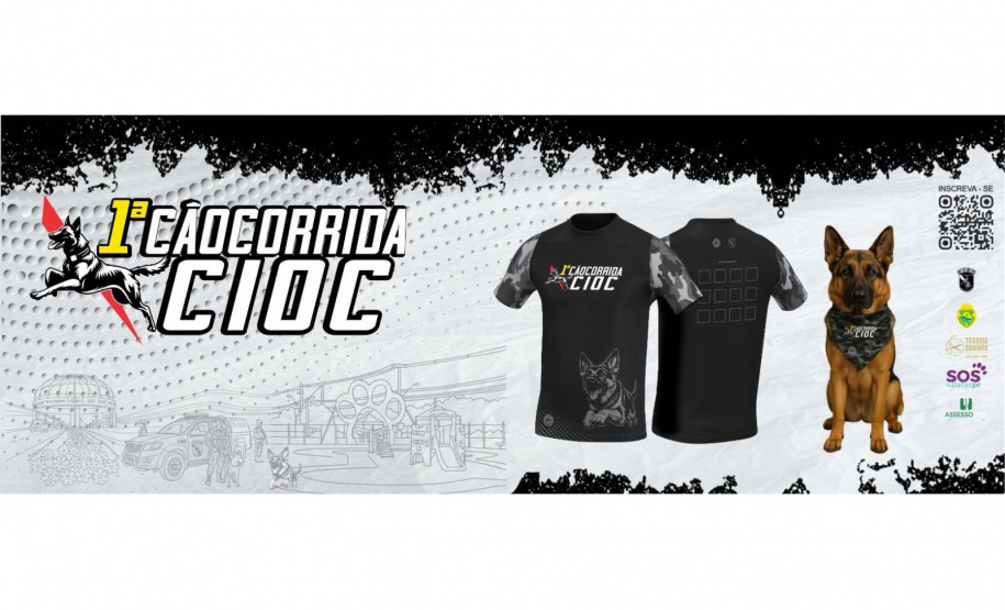 Inscrições para a 1ª Cãocorrida da Companhia com Cães da PMPR encerram nesta segunda (20)