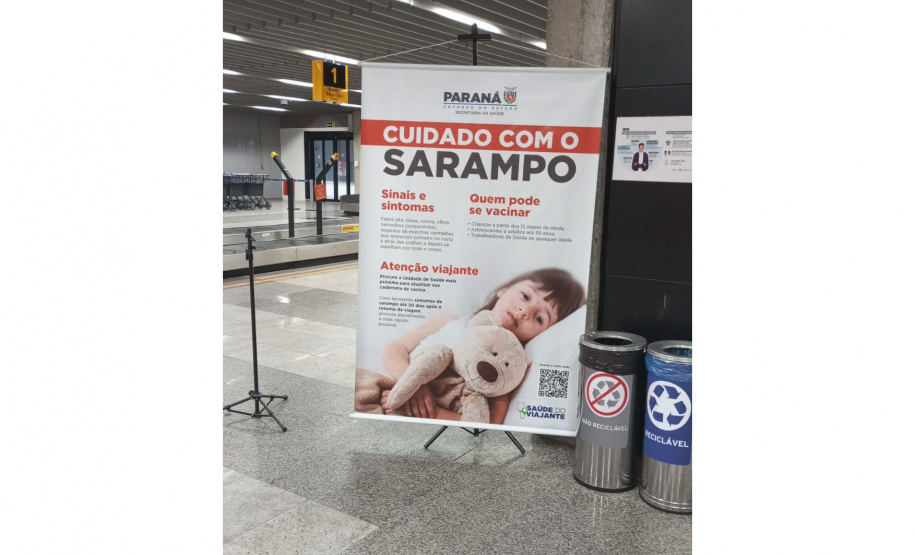 Paraná mantém vigilância e reforça alerta para prevenção do sarampo
