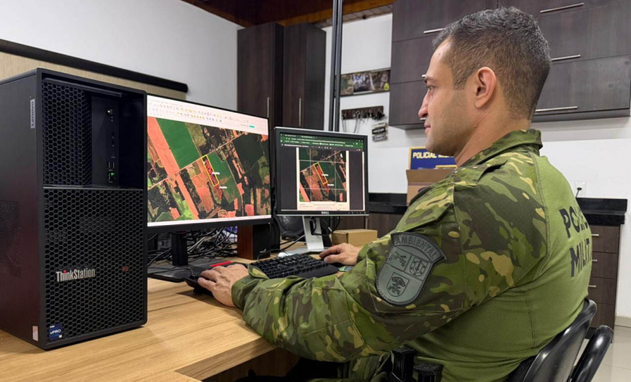 Batalhão Ambiental da PMPR inova e usa satélite e drones para fiscalizar crimes ambientais no Paraná