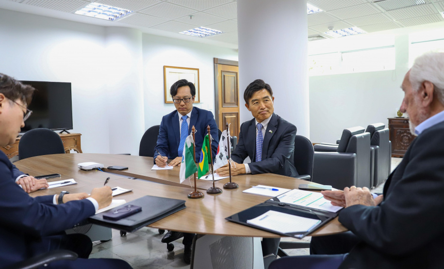 REUNIÃO COM O SENHOR JIN-WEON CHAE, CÔNSUL-GERAL DA REPÚBLICA DA COREIA EM SÃO PAULO