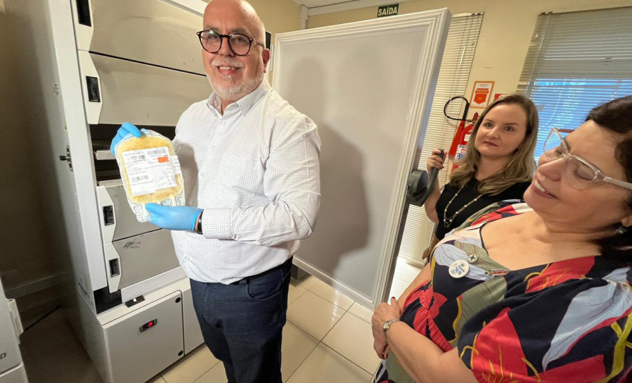 SESA - Paraná recebe equipamentos para fortalecer Hemorrede e produção de hemoderivados