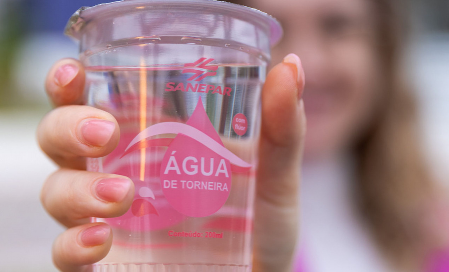 Sanepar vai destinar 100% da sua produção de copos d’água para Rio Bonito do Iguaçu