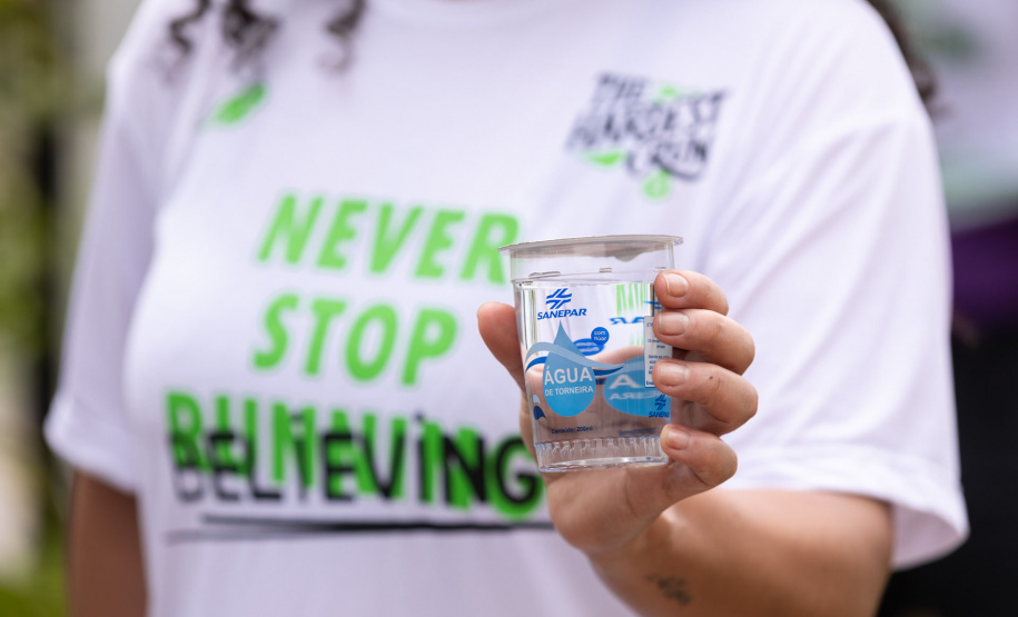 Sanepar vai destinar 100% da sua produção de copos d’água para Rio Bonito do Iguaçu
