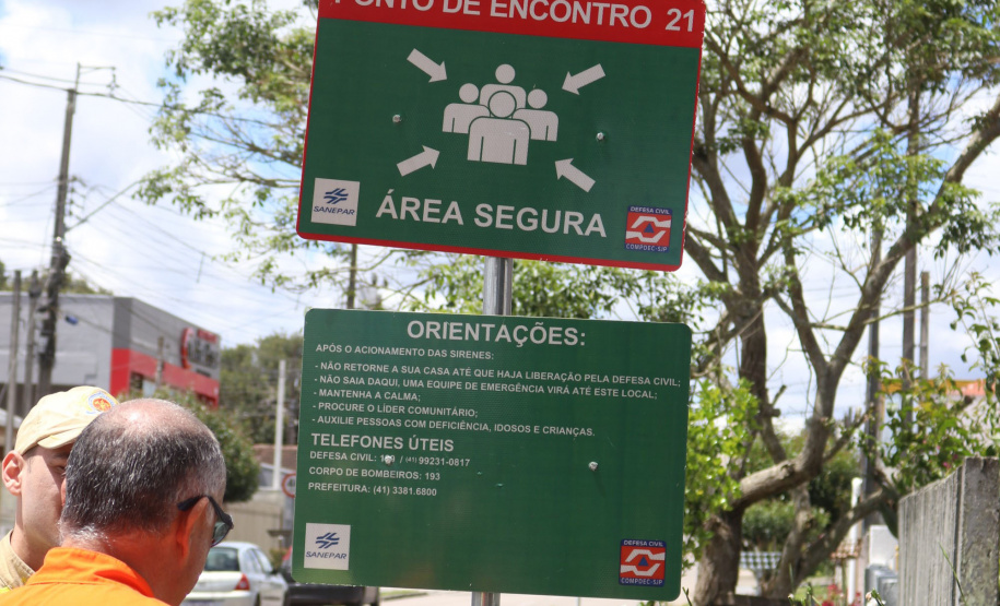 Sanepar realiza testes sonoros das sirenes instaladas na Barragem do Miringuava