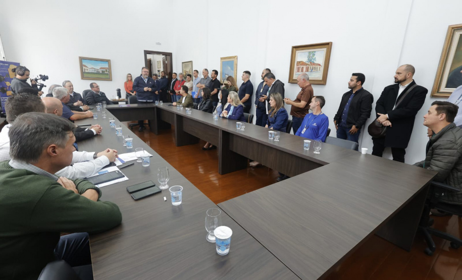 Sanepar apresenta investimentos e firma nova parcer ia com a Prefeitura da Lapa