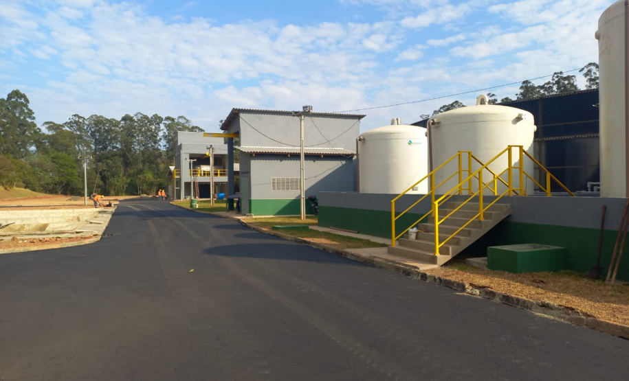 SANEPAR - Santo Antônio da Platina: Sanepar deve concluir, neste mês, obra de ampliação da ETE Boi Pintado