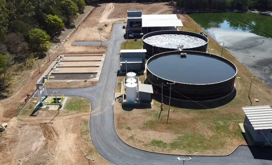 SANEPAR - Santo Antônio da Platina: Sanepar deve concluir, neste mês, obra de ampliação da ETE Boi Pintado