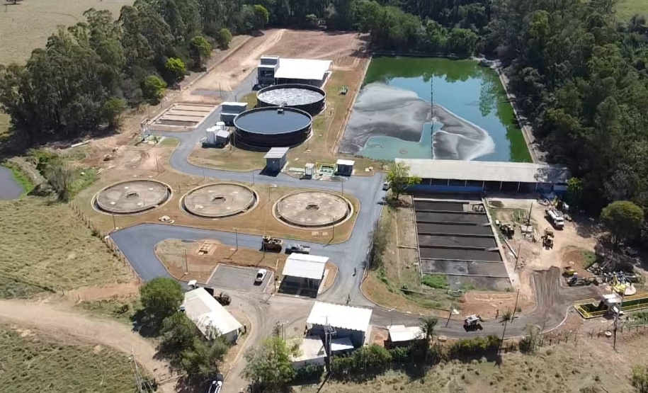 SANEPAR - Santo Antônio da Platina: Sanepar deve concluir, neste mês, obra de ampliação da ETE Boi Pintado