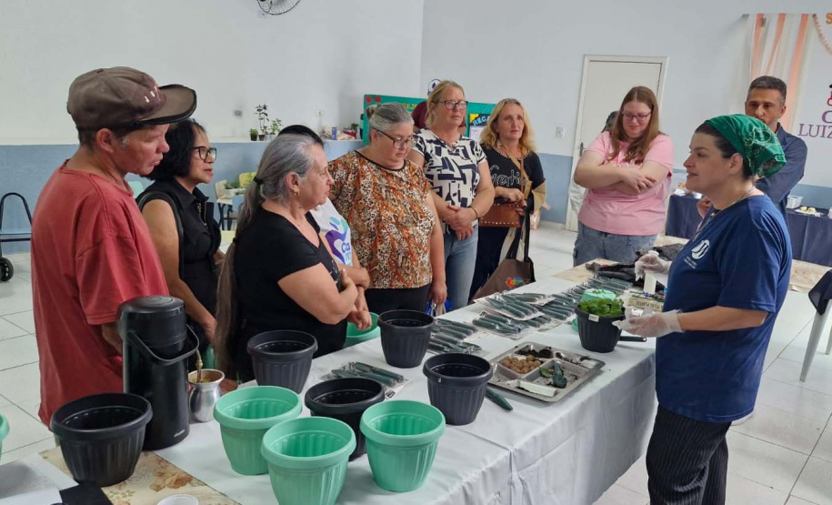 Em Castro, Sanepar ensina cultivo e uso de plantas medicinais e alimentícias não-convencionais