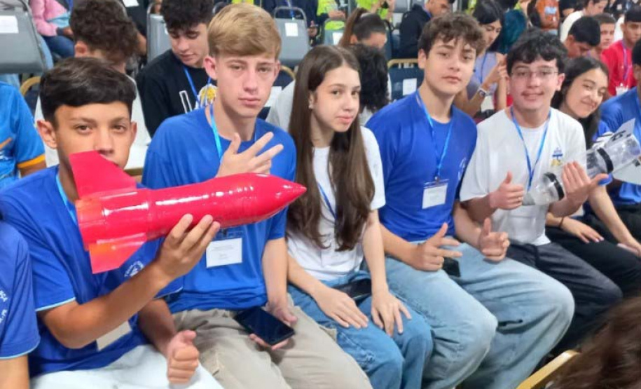 Alunos de União da Vitória são vice-campeões na 19ª Olimpíada Brasileira de Foguetes (OBAFOG)