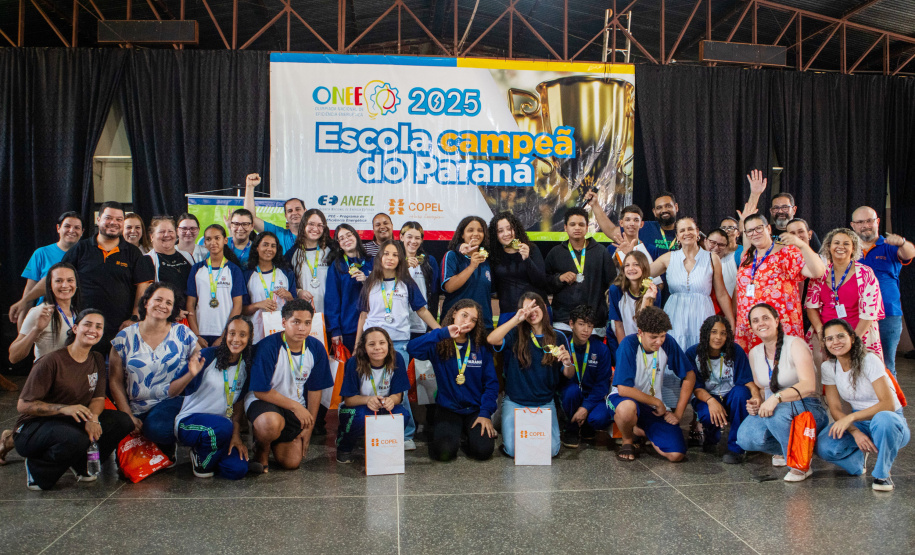 Copel entrega medalhas da Olimpíada de Eficiência Energética no Paraná