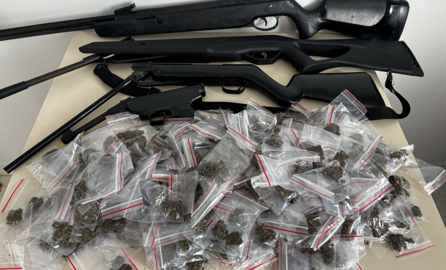 PCPR e PMPR prendem sete pessoas em operação contra o tráfico de drogas em Palmeira