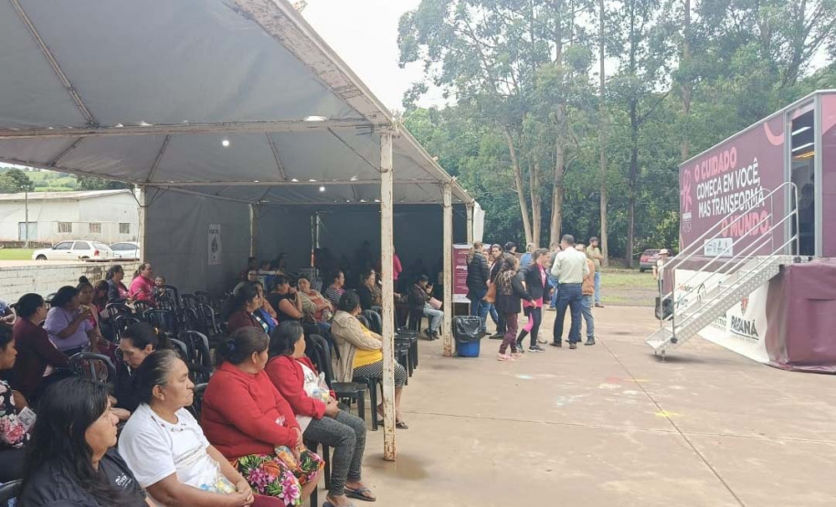 Carreta Saúde da Mulher faz 1,6 mil atendimentos em Nova Laranjeiras e leva exames para maior terra indígena do Paraná