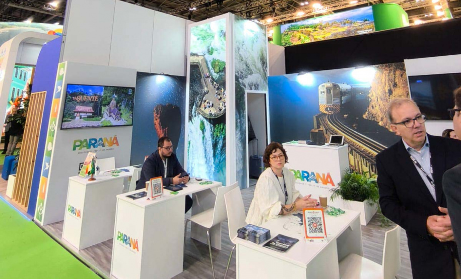 Na WTM em Londres, Paraná reúne empresários e apresenta destinos turísticos