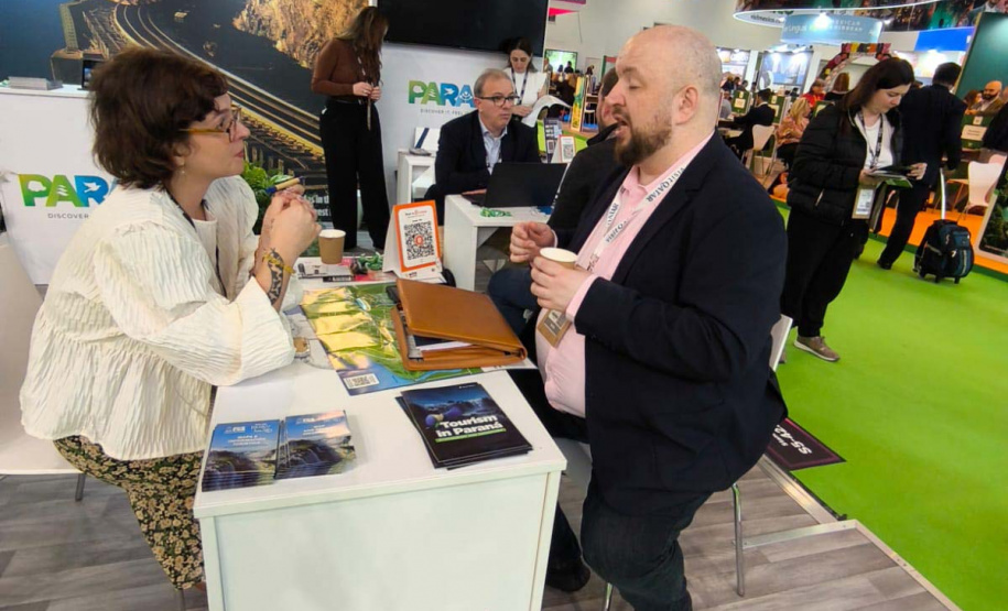 Na WTM em Londres, Paraná reúne empresários e apresenta destinos turísticos
