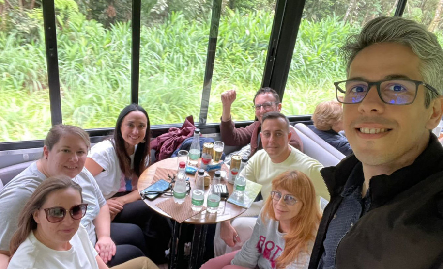 Agentes de viagens da Espanha estão conhecendo o Paraná presencialmente