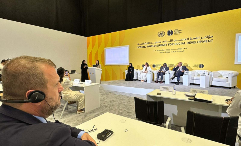 Governo apresenta avanços do desenvolvimento social do Paraná em Cúpula da ONU em Doha, no Catar