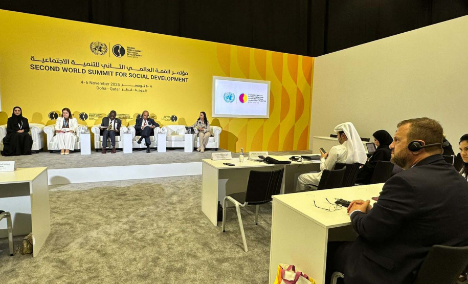 Governo apresenta avanços do desenvolvimento social do Paraná em Cúpula da ONU em Doha, no Catar