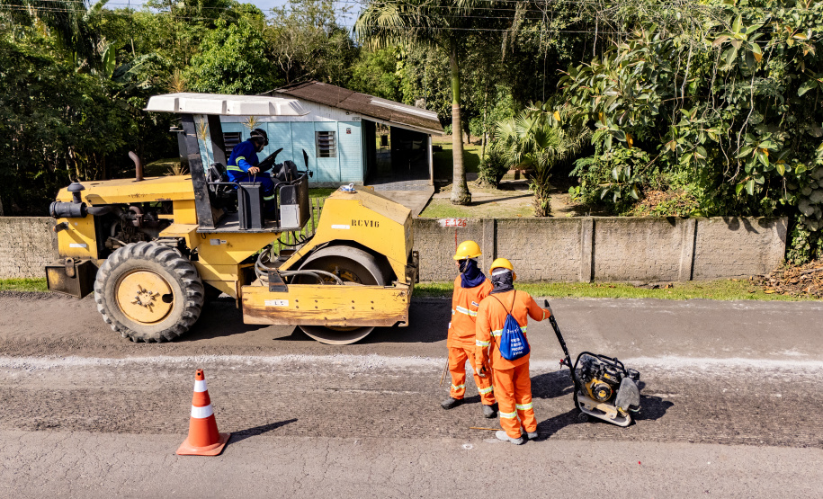 Portos do Paraná inicia pavimentação em concreto da Avenida Conde Matarazzo, em Antonina