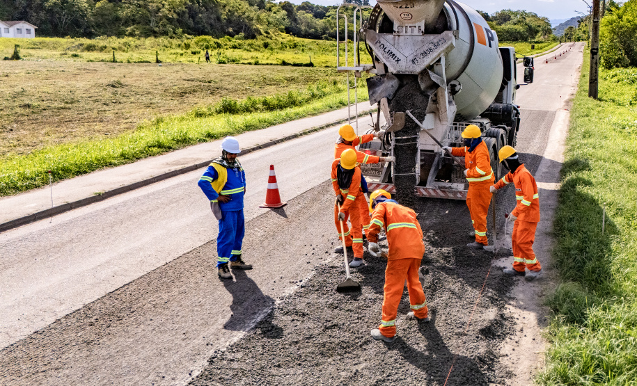 Portos do Paraná inicia pavimentação em concreto da Avenida Conde Matarazzo, em Antonina