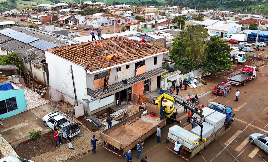 70% dos imóveis de Rio Bonito do Iguaçu já estão cobertos