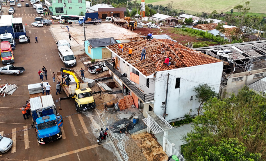 70% dos imóveis de Rio Bonito do Iguaçu já estão cobertos