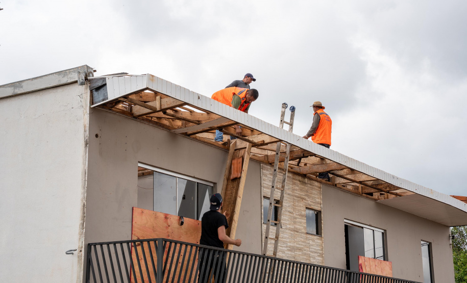 70% dos imóveis de Rio Bonito do Iguaçu já estão cobertos