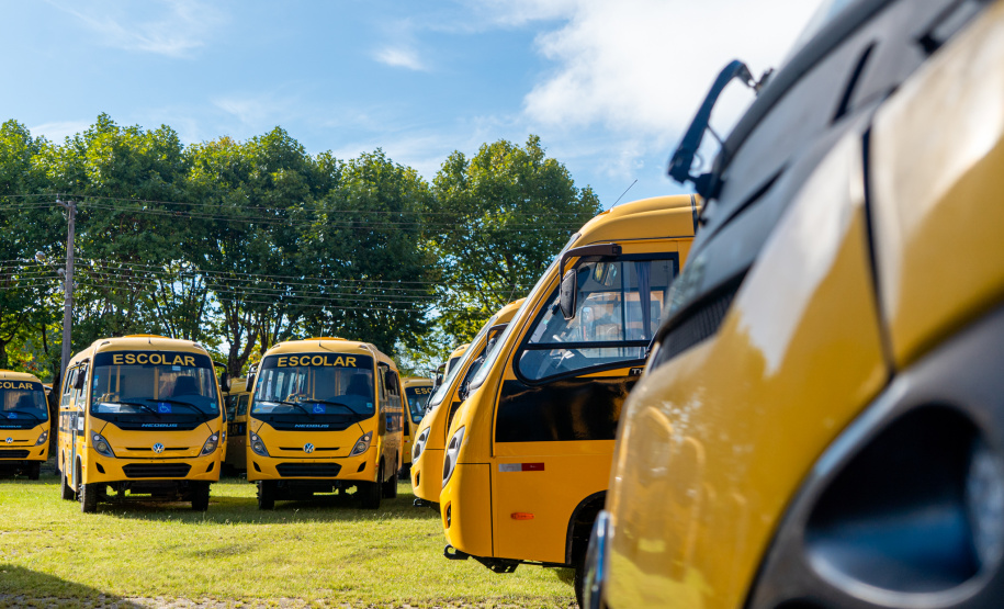 Governo do Estado destina 14 ônibus de colégios agrícolas para transporte escolar em Rio Bonito do Iguaçu