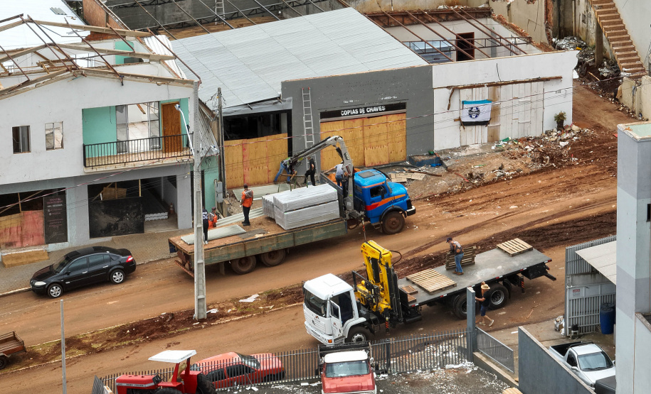 Estado reforça pedido por materiais de construção para avançar os trabalhos em Rio Bonito do Iguaçu