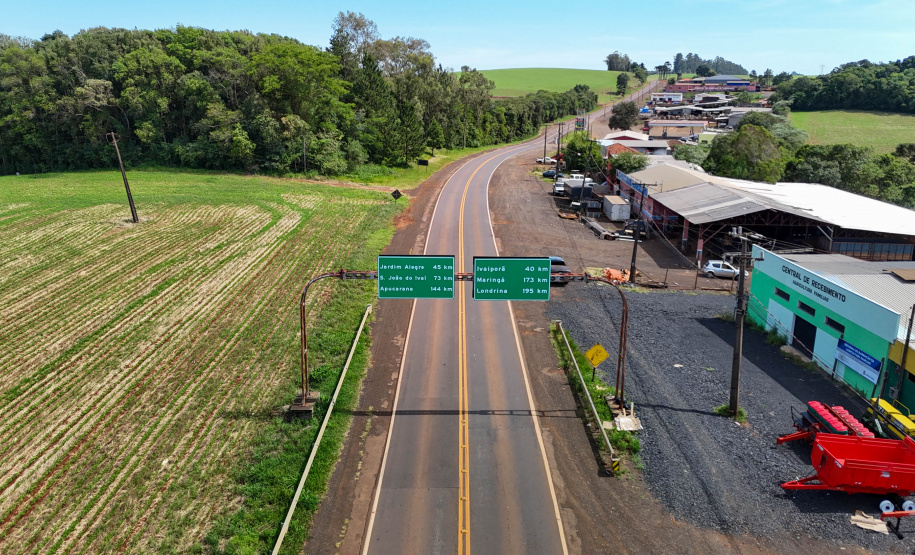 Governador autoriza início da restauração e ampliação da PRC-466 entre Lidianópolis e Manoel Ribas