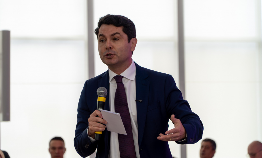 II Encontro Estadual de Gestores de Políticas do Cuidado, no Palácio Iguaçu.