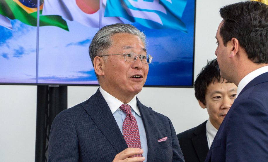 Governador Ratinho Junior recebe honraria de província japonesa