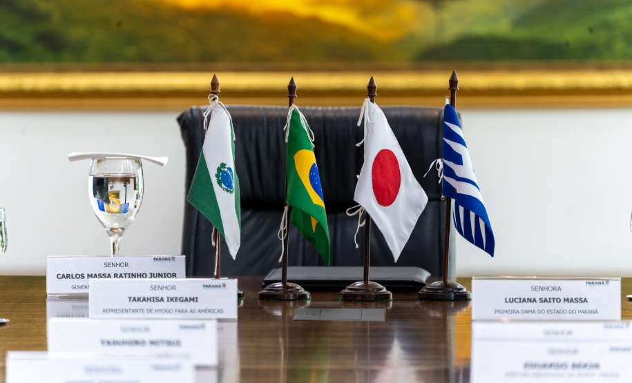 Governador Ratinho Junior recebe honraria de província japonesa