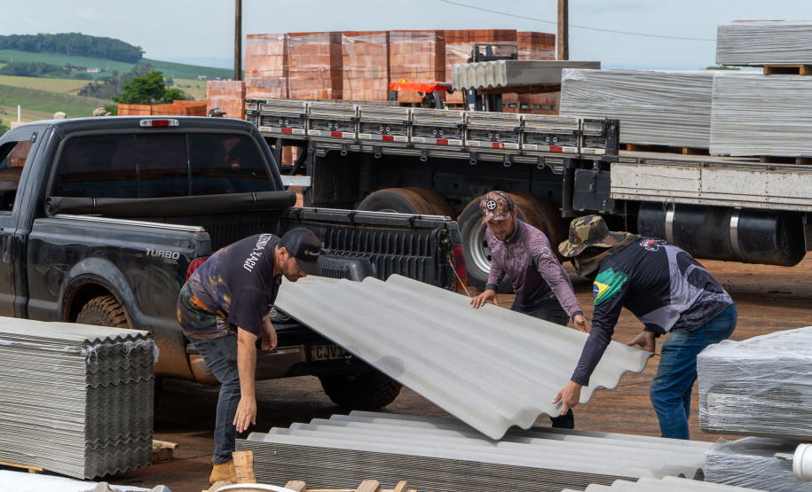 Estado reforça pedido por materiais de construção para avançar os trabalhos em Rio Bonito do Iguaçu