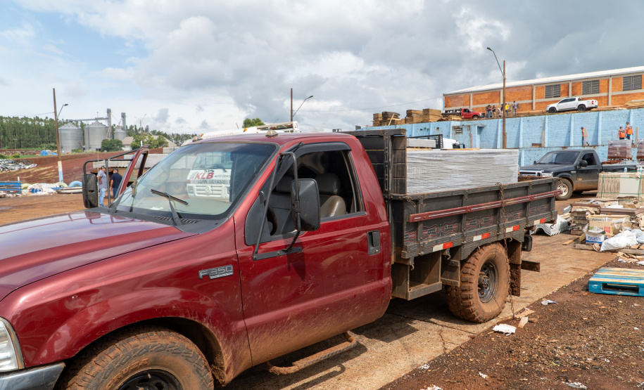 Estado reforça pedido por materiais de construção para avançar os trabalhos em Rio Bonito do Iguaçu