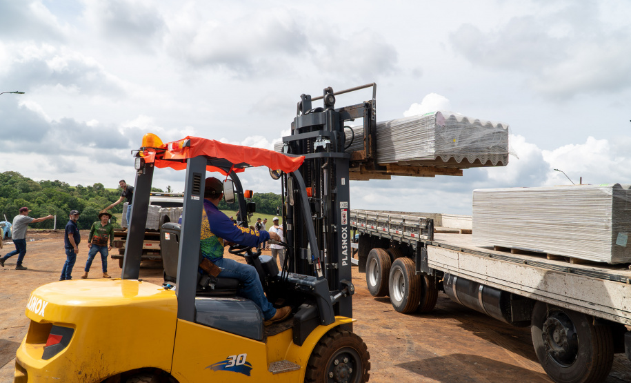 Estado reforça pedido por materiais de construção para avançar os trabalhos em Rio Bonito do Iguaçu