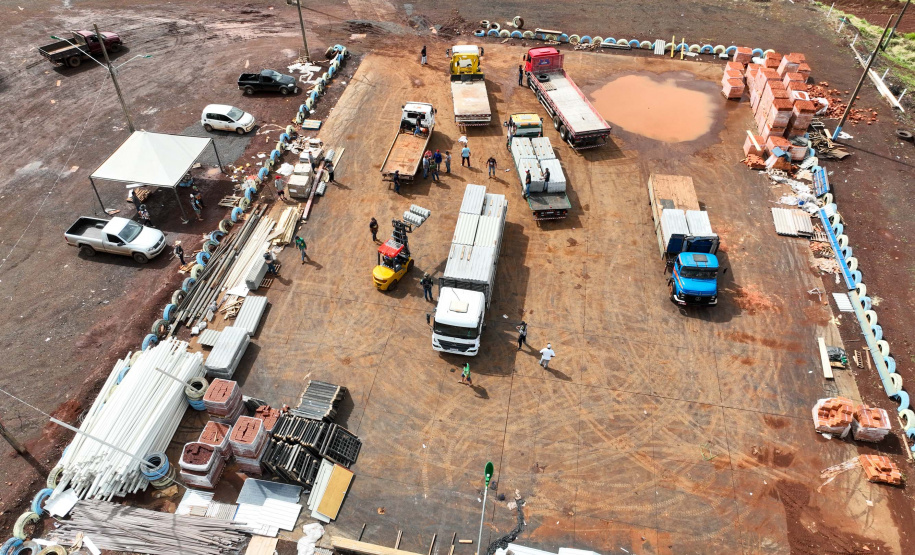 Estado reforça pedido por materiais de construção para avançar os trabalhos em Rio Bonito do Iguaçu