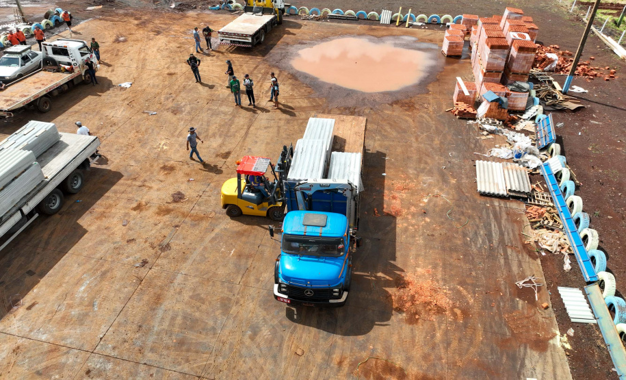 Estado reforça pedido por materiais de construção para avançar os trabalhos em Rio Bonito do Iguaçu