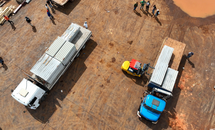 Estado reforça pedido por materiais de construção para avançar os trabalhos em Rio Bonito do Iguaçu