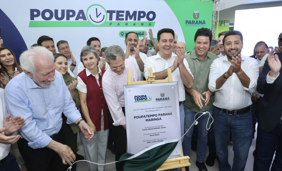 Ratinho Junior inaugura Poupatempo de Maringá; unidades já fizeram 45 mil atendimentos