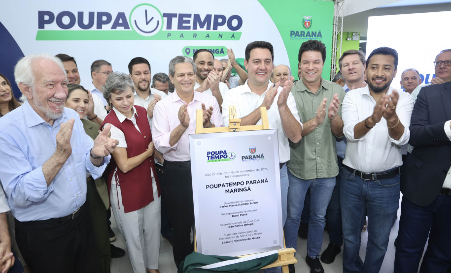 Ratinho Junior inaugura Poupatempo de Maringá; unidades já fizeram 45 mil atendimentos