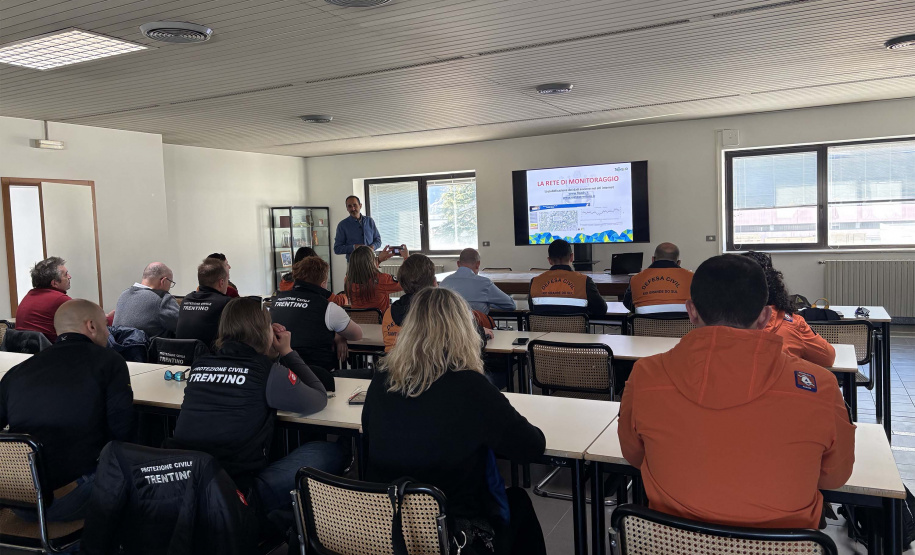 Defesa Civil delegação Itália