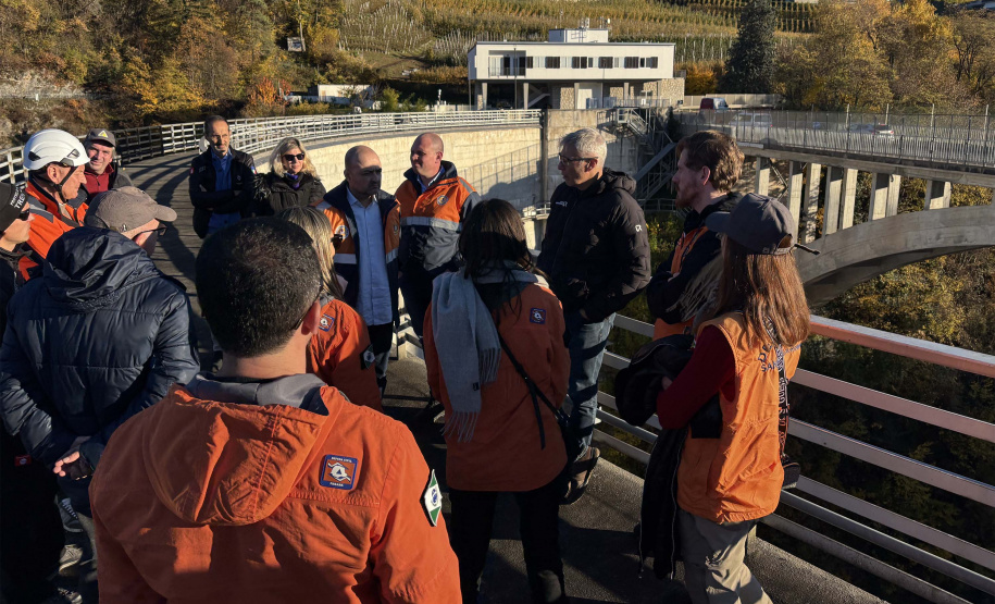 Defesa Civil delegação Itália