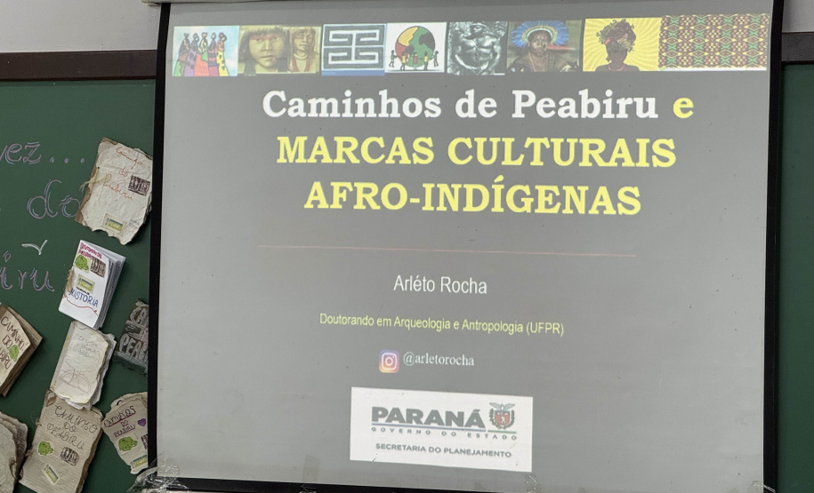 SEPL - Caminhos do Peabiru é apresentado a alunos de escola estadual de Fazenda Rio Grande