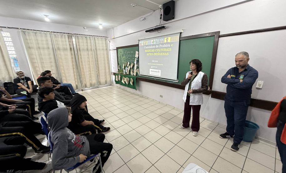 SEPL - Caminhos do Peabiru é apresentado a alunos de escola estadual de Fazenda Rio Grande