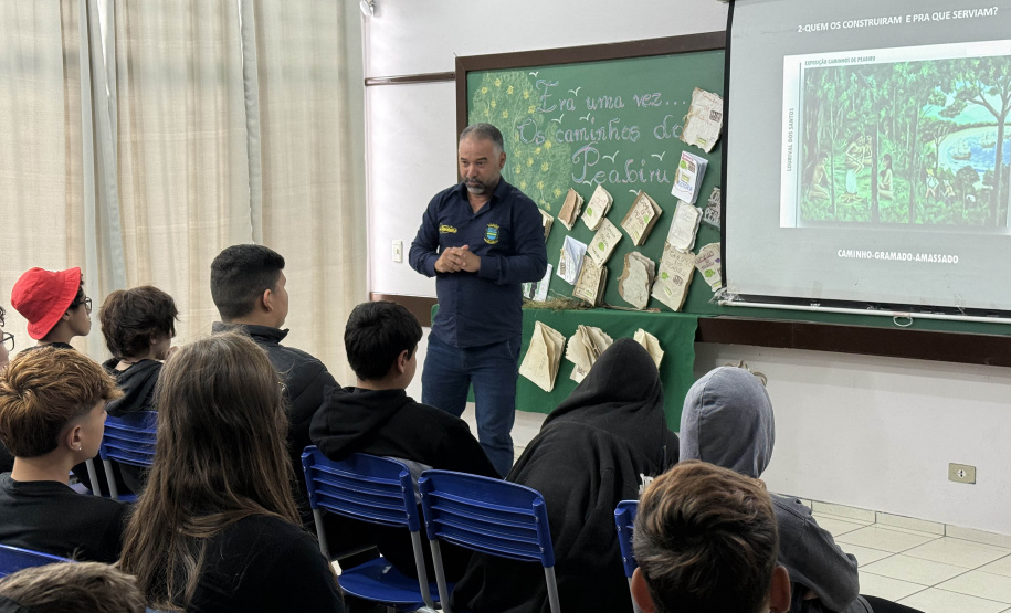SEPL - Caminhos do Peabiru é apresentado a alunos de escola estadual de Fazenda Rio Grande